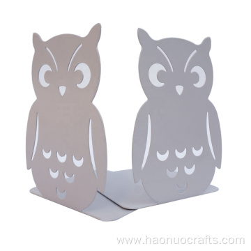 Creative stationery cute animal owl metal bookend